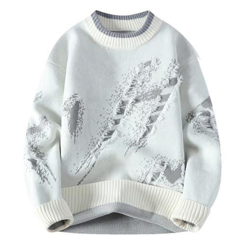 Men's Korean Style Knitted Sweater Male O-Neck Long Sleeve Pullovers Men Casual Sweaters