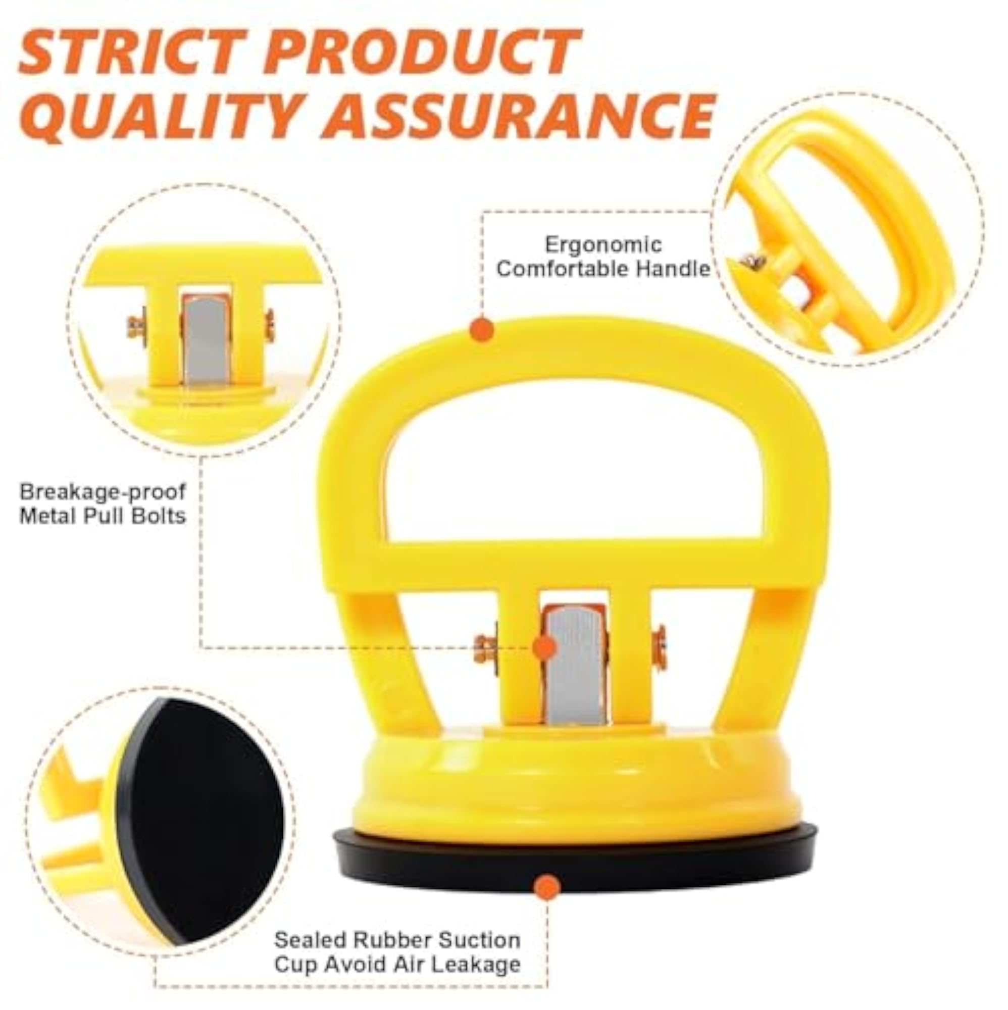 Suction Cup Lifter for Heavy Objects