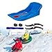 predolo 35 Inch Snow Sliding Device for Outdoor Fun, Suitable for Grass and Sand, Blue