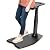 VIVO Ergonomic Leaning Perch Chair for Standing Desk, Portable Height Adjustable Posture Stool with Anti-Fatigue Mat for Home and Office, Black, CHAIR-S02M