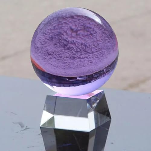 2 Stücke Kristallkugel, Kristallkugel mit Ständer, Glaskugel Kristall Deko, Für Heimdekoration und Fotografie