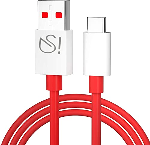 Image of Si Original One plus 30W USB Type C Data Sync Fast Charging Charger Cable for One Plus 12 5G,12r,11,11r,10r,10t,10,10 pro,9 Pro,8,8T,7t,7t Pro,6,5, Nord (30w Type C Cable)