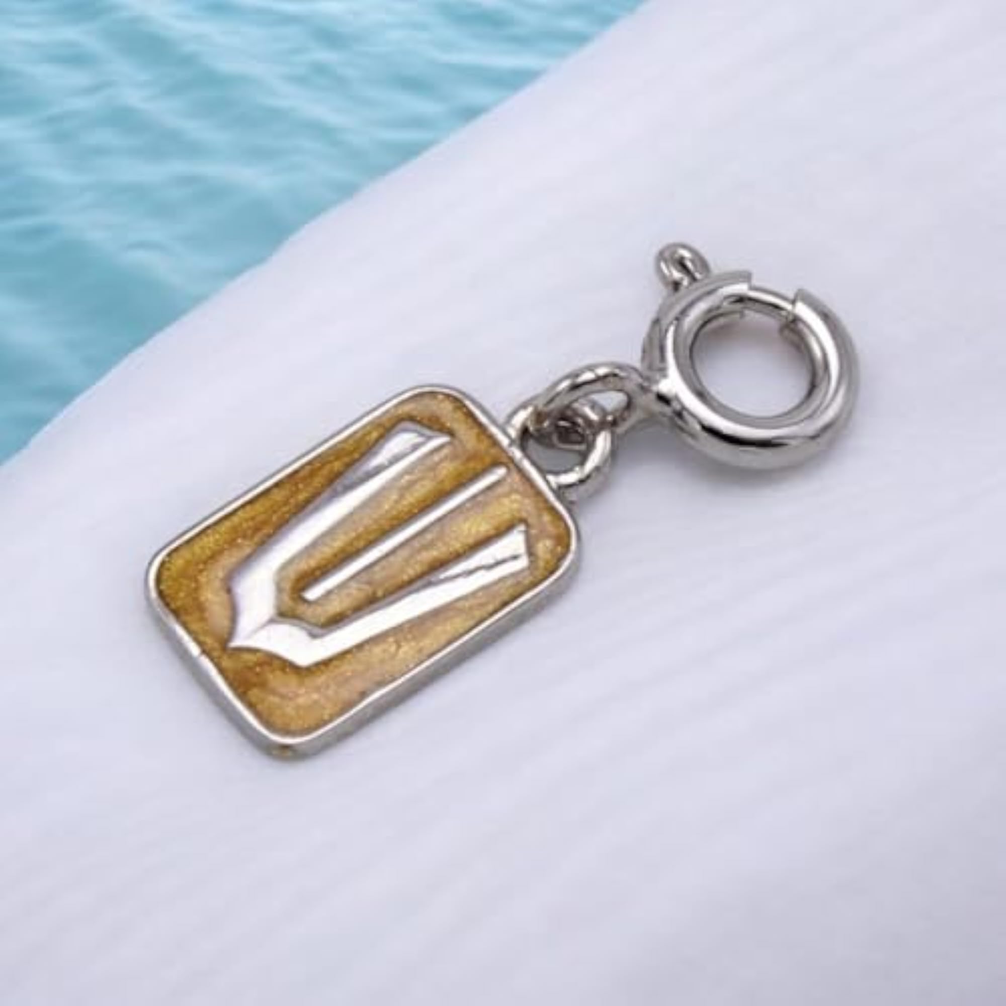 925 Sterling Silver Yellow Shree Bala Ji Charm, Gift for Women