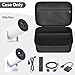 Upgraded Mini Projector Case Compatible with Magcubic HY300Pro+ / HY300PRO for ENUOSUMA HY300 ULTRA for Alwtniet Portable Projector 4K 1080P Support, Storage Organizer for Accessories-Black (Bag Only)