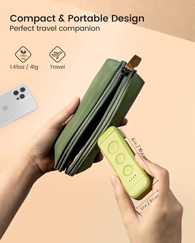 Glocusent USB Rechargeable Book Light, Portable Clip-on LED Reading Light, Reading Lights for Books in Bed with 3 Amber Colors & 5 Brightness... - Image 6