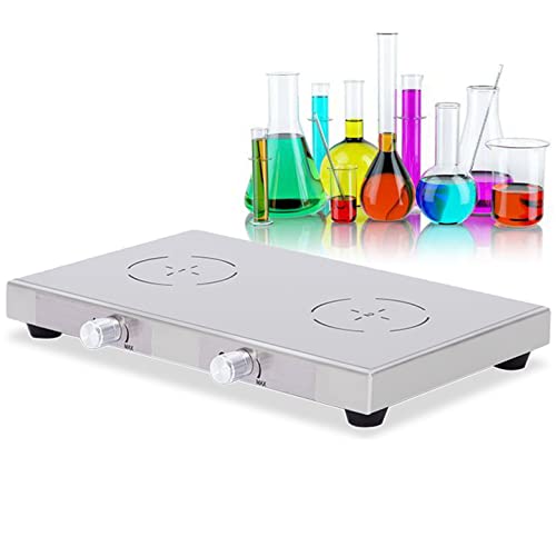 Magnetrührer, 200-2000 U/min, ultradünner Edelstahl, Multi-Position für Laborgebrauch, ideal für wissenschaftliche Experimente und Mischlösungen