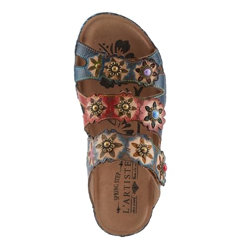 Spring Step L'Artiste Cuddlecake - Sabots en cuir peints à la main - 5