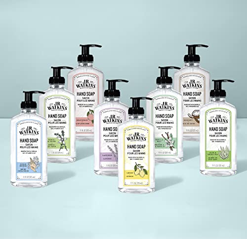 J.R. Watkins Gel Hand Soap With Dispenser, Moisturizing Hand Wash, All Natural, Alcohol-Free, Cruelty-Free, Usa Made, Vanilla Mint thumb #6