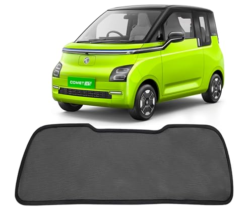 Image of Autofact Dicky Curtain for MG Comet | Custom Fit Rear Windshield Sunshade | UV & Heat Protection | Foldable Mesh | Privacy & Cooling Car Accessory