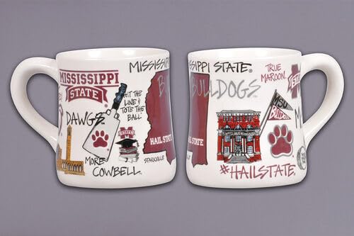 Magnolia Lane Mississippi State Bulldogs Icon Mug, 4.13-inch Height, 20