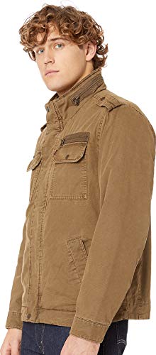 Image of LEVI'S Men's Washed Cotton Military Jacket (Regular & Big & Tall Sizes)