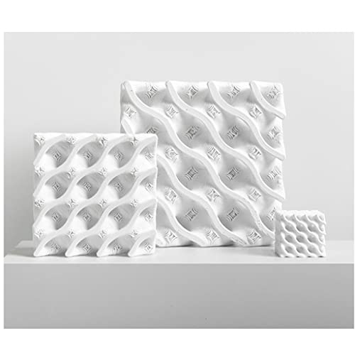 Adornos de cerámica hueca cubos decorativos modernos SSDD para mueble de TV y hogar M 5