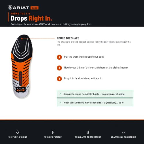 Plantillas para Hombre ARIAT Energy Max con amortiguación anatómica miniatura 3