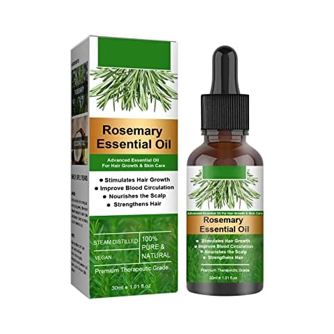 Katutude Rosemary Essential Oil - Rosemary Hair Oil for Hair Growth, Natrual Essential Oil for Aromatherapy Diffuser for Stimulate Hair Growth, Rid of Itchy and Dry Scalp, for Women Men - 30ML Cover