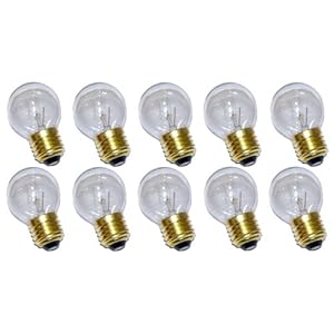 10 x gloeilamp druppels 15 W E27 helder