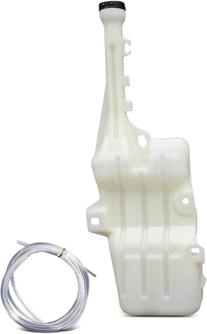 GM1288187 Factory Style Car Windshield Washer Reservoir Tank - Reservoir Cap | Washer Fluid Pump - Compatible with Chevrolet Camaro 10-15, White