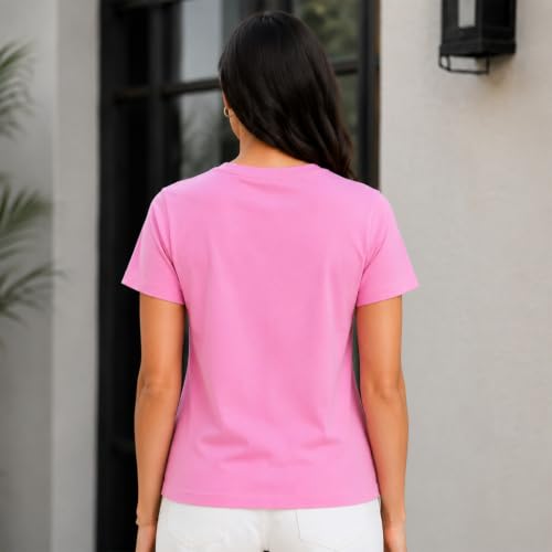 Image of Amazon Brand - INKAST Women Graphic Printed T-Shirt | Round Neck | Regular Fit | (Cotton Blend)