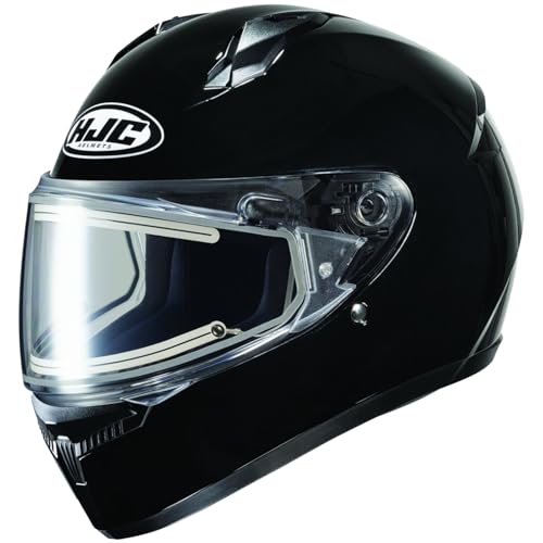 HJC C10 Electric Youth Snowmobile Helmet - Black/Small