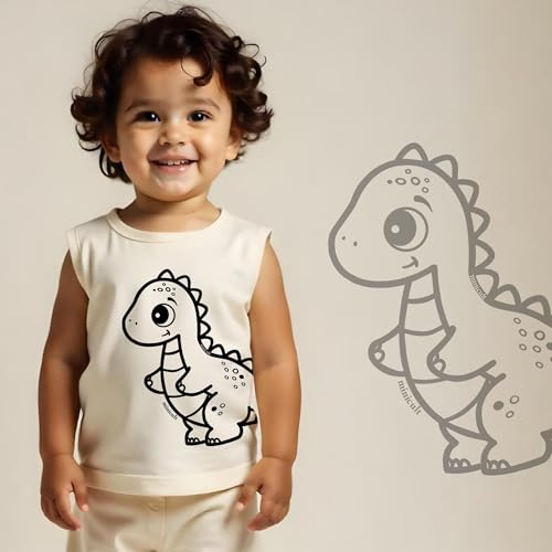 Image of minicult Basics Cotton Baby Vests in Solid Colors (Multicolour)(Pack of 5)(0-3 MTS)