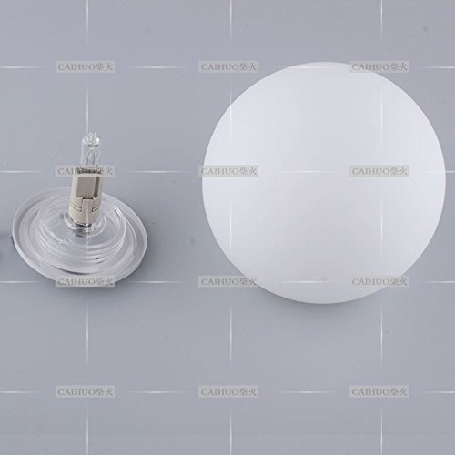 Lámpara de techo de vidrio E27 minimalista redonda para pasillos 5