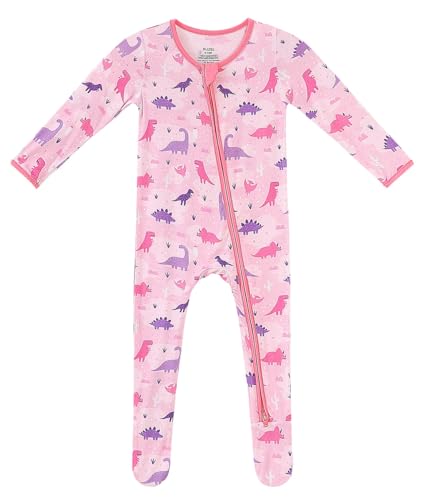 Image of SUZEL Viscose from Bamboo Baby Footed Pajamas - Baby Infant Boys Girls One Piece Romper - Sleep 'N Play PJs - 0-24 Months