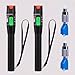 2PCS Visual Fault Locator 50mW, VFL Tester Kit 50KM Range - Includes Single Mode 9/125um FC Male to LC Female Adapter and Red Light Pen for Fiber Optic Cable Network Testing