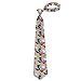 MZERSE Ties for Men Boys Wedding Dance Prom, Fashion Skinny Neck Tie Dont Mess with Texas Vintage Retro Flag