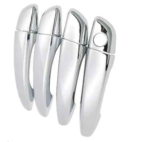 Cache serrure poignée extérieure gauche chrome Peugeot 208 2022 - 3