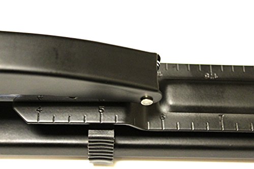Bira Stationery 12" Long Reach Stapler, Long Arm Stapler, 20 Sheet Capacity, With Build- In Ruler And Adjustable Locking Paper Guide + Free 1000 Standard Staples (1/4" Length) #TOP4
