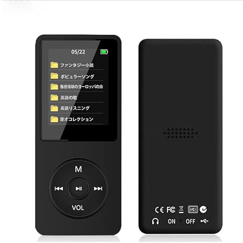 MP3v[[ 64GB e ő128GB܂Ŋg\ SDJ[hΉ Bluetooth5.0 MP3vC[ HIFI Xs[J[ yv[[ 2.4C` ^b`{^ @\mp3v[[ ^ y ^/FM