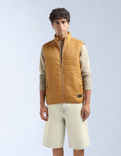 Image of Flying Machine Solid Puffer Jacket