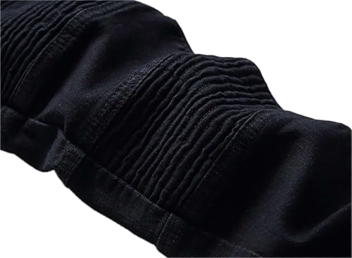 Boys Motorcycle Jeans Kids Motorbike Denim Pants Skinny Stretch Jeans Trousers 7