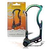 OUTDOOR ELEMENT |Bryce Canyon National Park Firebiner | Souvenir | Keychain Emergency Tool | Fire Starter | Carabiner | Bottle Opener | Multi Tool