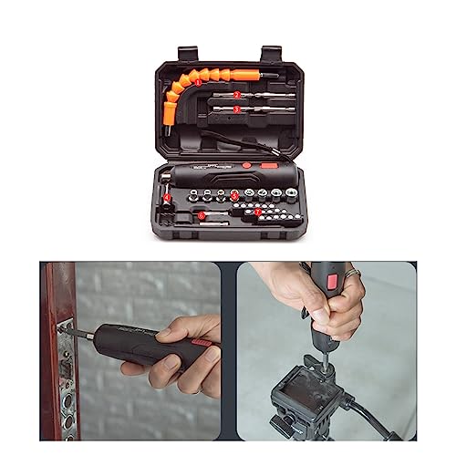 250rpm Electric Screwdriver Small Wireless Screwdriver Drill Screw Driver Set Rechargeable Electrician Screwdriver Power Screwdriver Set Electric Drill Power Drill Handheld Drill