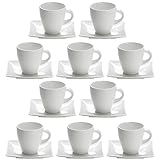 10er SET Teetasse mit Untertasse 170 ml/Maxwell & Williams/White Basics/EAST MEETS WEST/Tasse/Kaffeetasse