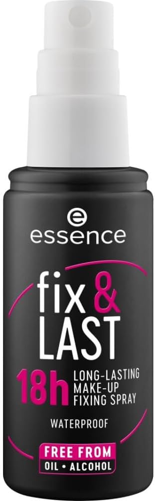Essence Cosmetics fix en LAST 18h LANGHOUDENDE MAKE-UP FIXEERSPRAY, matterend, fixerend, snel resultaat, mat (50ml) Essence Cosmetics fix en LAST 18h LANGHOUDENDE MAKE-UP FIXEERSPRAY, matterend, fixerend, snel resultaat, mat (50ml)