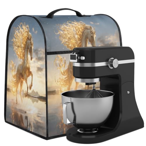 Coffee Maker Cover Pegasus Kitchen Appliance Covers Small Appliance Covers Blender Cover Juicer Cover Dust Covers for Kitchen Appliances with Top Handle and Pockets,Washable,C772