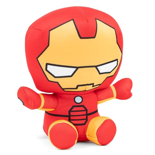 Image of Mirada Marvel Iron Man Soft Plush Toy - 23cm | Official Licensed Superhero Stuffed for Kids, Boys & Girls | Super Soft Cuddly Character Toy for Fans | Ideal Gift for Birthday /Christmas /Diwali