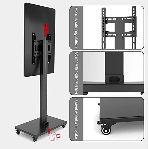 Soporte móvil de piso para TV, 32-65 pulg, carga 100 kg miniatura 4