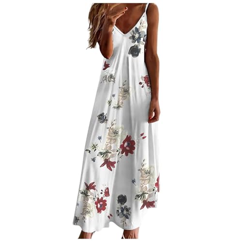Robe longue fleurie pour la plage et les journées d'été