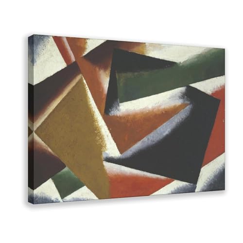 Impression sur toile Painterly Architectonic Popova - Décoration murale premium 30x45