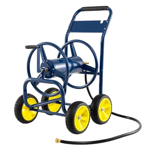 Toolsempire Garden Hose Reel Cart, Mobile Water Hose Cart