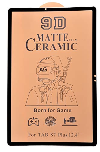 SkyTree Matte Ceramic Impossible Film Anti-Fingerprint Scratch Proof Screen Protector for Samsung Galaxy Tab S7+ / S7 Plus 12.4 Inch 2020, SM-T970 / SM-T976B (B08MDRZNXQ) Amazon Price History, Amazon Price Tracker