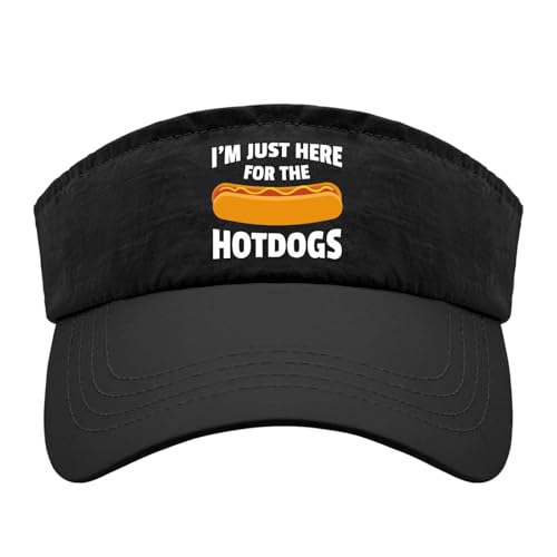 Image of I'm JUST HERE for The Hotdogs Hats for Men Baseball Caps Trendy Washed Workout Hats Light Weight