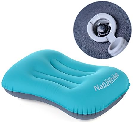 Kalili Ultralight Travel Camping Inflating Pillow Aeros Neck Protective Pillow (Blue)