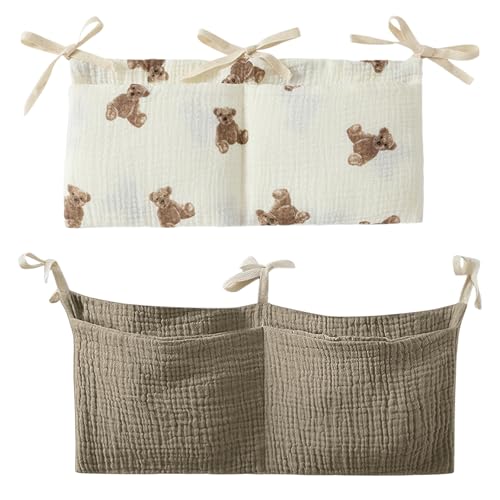 Wisebom Hängend Babybett Organizer Wickeltisch Organizer, 2...