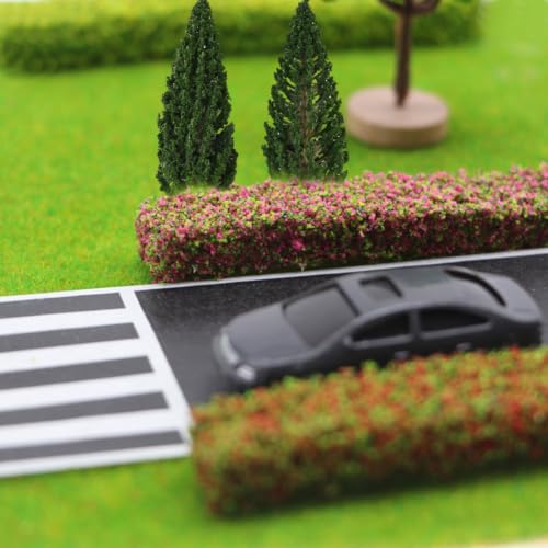 Linhexis Plastikowe miniaturowe drzewa i krzewy do kolei