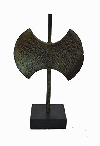 Double Axe ancient Greek bronze labrys reproduction sculpture