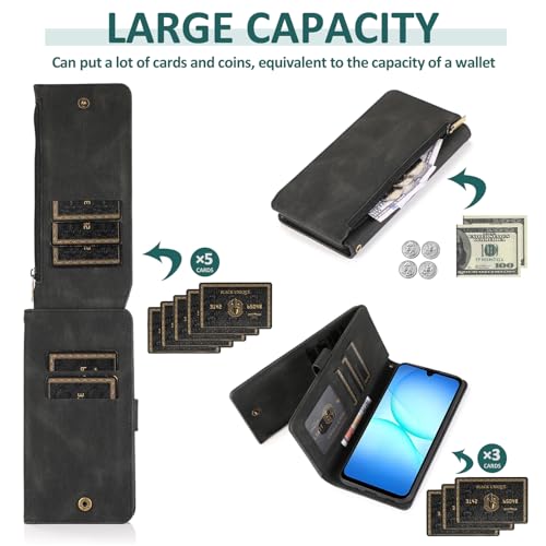 Asuwish Coque pour A17 DKPTPT DE noir protection rigide et housse fine anti-rayure