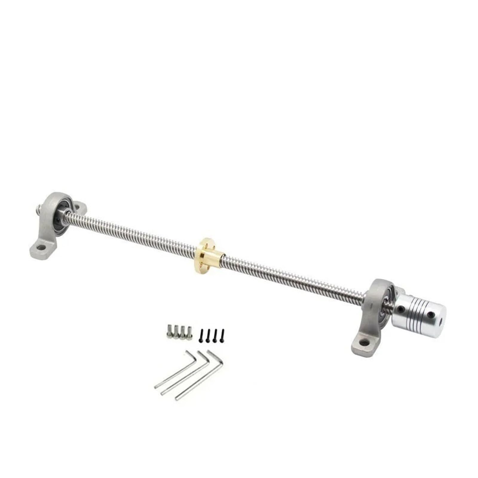 Vis filetée T8 250mm et roulement KP08 pour axe de guidage pour imprimante 3D CNC